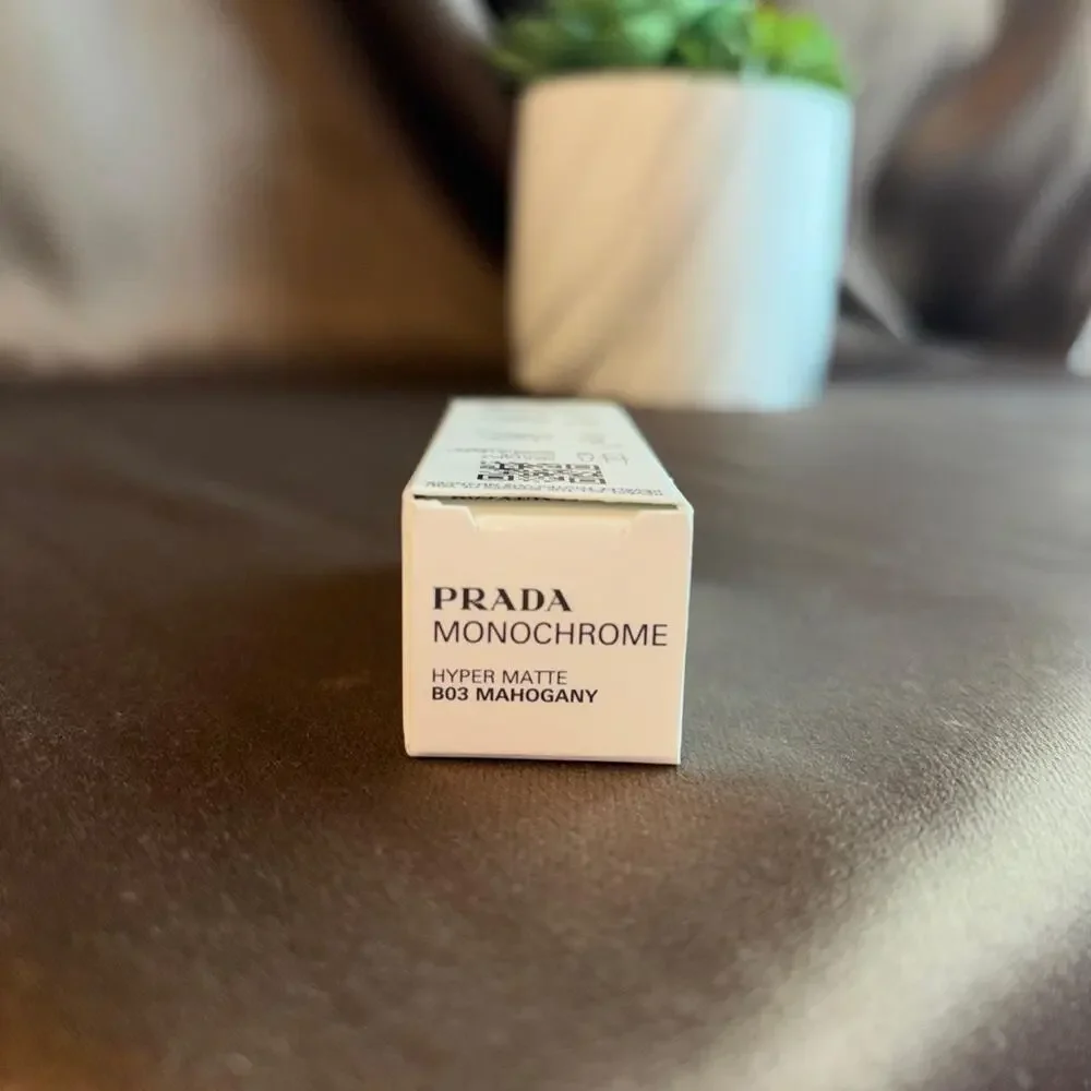 Prada Monochrome Hyper Matte Refillable Lipstick B03 Mahogany,